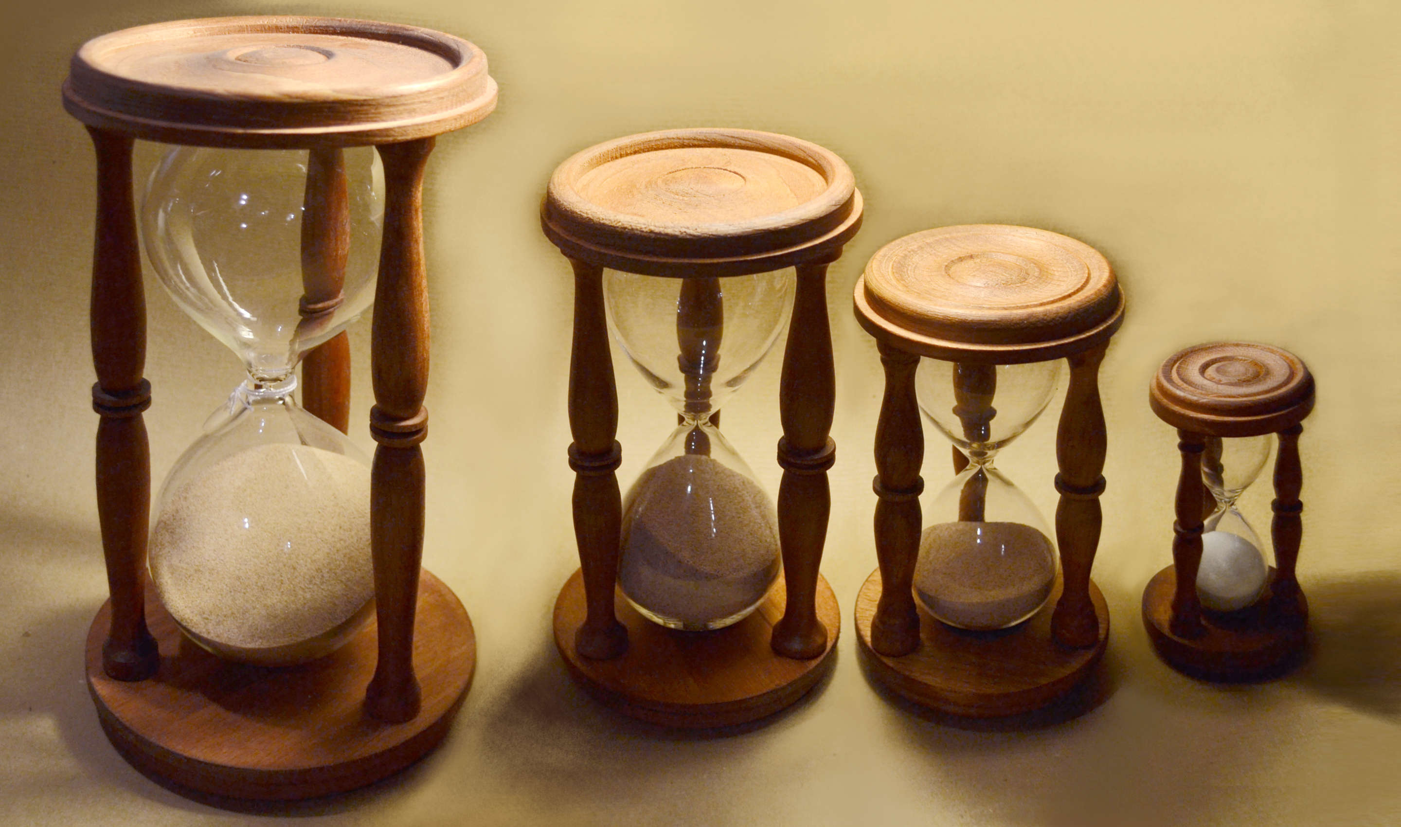 clessidre in legno